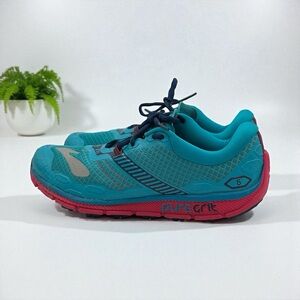 Brooks Women’s Pure Grit 5 Blue Mesh Trail Athletic Sneakers Shoes Size 9